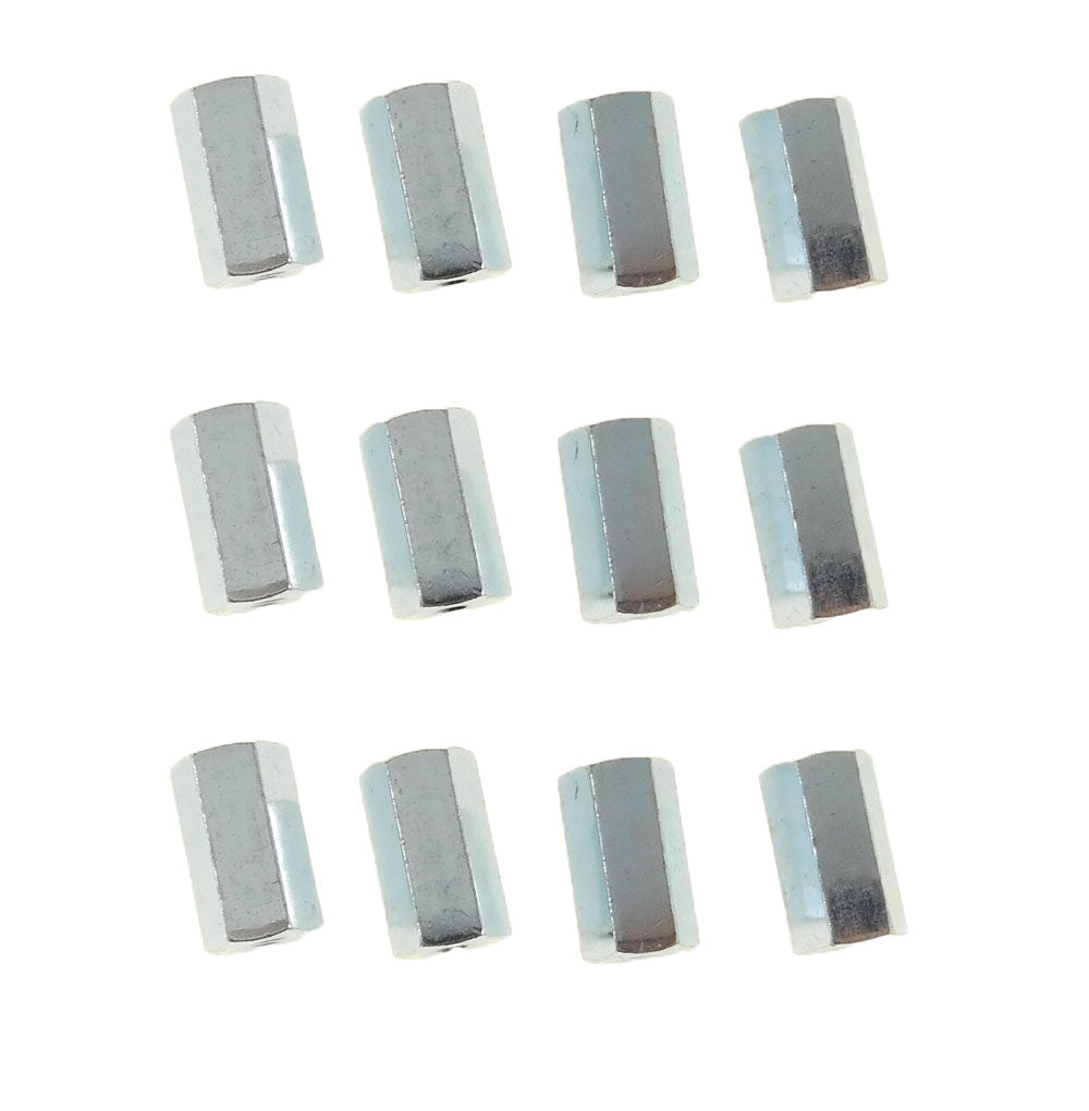 Pack Of 10 M10 X 1.5-Pitch 25mm Length Metric Hex Coupling Nut 304 - View #10