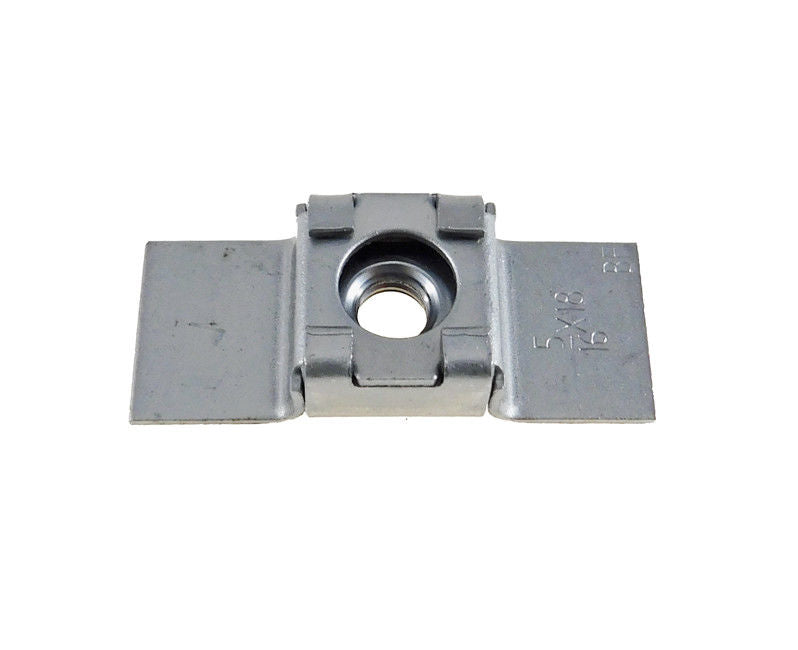 thumbnail image 2 of 10x 5/16-18 Weld-In Steel Retainer Floating Cage Nuts – For Ford, Chevy, Mopar Hot Rods 2 of 6