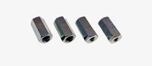Load image into Gallery viewer, 4 Pack 3/8-16 to 1/4-20 x 1&quot; Long Reducer Coupling Nut with Zinc Plate 509899