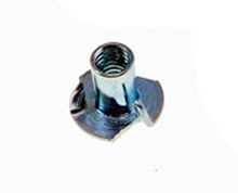 Load image into Gallery viewer, 25 Pack 5/16-18 T-nuts 5/8&quot; Barrel Zinc Plate 3/8&quot; Hole     3005C010