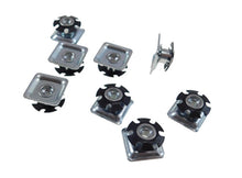 Load image into Gallery viewer, 8 Pack Threaded Star Type 1&quot;(OD) Square Tubing Insert 1/4-20 Threads  S71-324