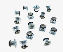 Load image into Gallery viewer, 16 Pack Threaded Star Type 3/4&quot;(OD) Square Tubing Insert 1/4-20 Threads  S71-244