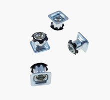 Load image into Gallery viewer, 4 Pack Threaded Star Type 3/4&quot;(OD) Square Tubing Insert 1/4-20 Threads  S71-244