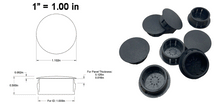 Load image into Gallery viewer, (8 PACK) Locking Plastic Hole Plugs for metal