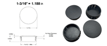 Load image into Gallery viewer, (8 PACK) Locking Plastic Hole Plugs for metal