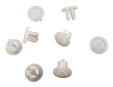 Load image into Gallery viewer, 8 Pack Plastic Hole Plugs, Available in Black or Natural (Off White) and Sizes From 1/8&quot; up to 1&quot;