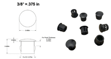 Load image into Gallery viewer, (8 PACK) Locking Plastic Hole Plugs for metal