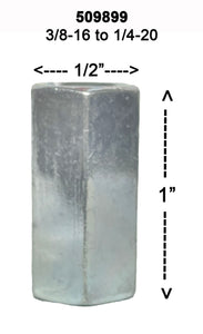 Reducer Coupling Nut - Zinc Plated Steel Ideal for Threaded Rods & Studs