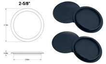 Load image into Gallery viewer, 4 Pack Flexible Black Plastic Hole Plugs 1-3/32" to 4"