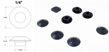 Load image into Gallery viewer, 8 Pack Flexible Black Plastic Hole Plugs 1/4" to 1"
