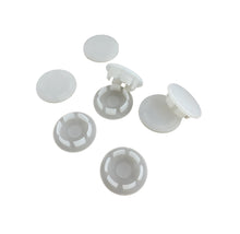 Load image into Gallery viewer, 8 Pack Plastic Hole Plugs, Available in Black or Natural (Off White) and Sizes From 1/8&quot; up to 1&quot;