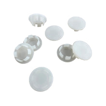 Load image into Gallery viewer, 8 Pack Plastic Hole Plugs, Available in Black or Natural (Off White) and Sizes From 1/8&quot; up to 1&quot;