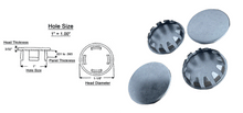 Load image into Gallery viewer, (4 PACK) Plain Steel Metal Hole Plugs