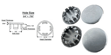 Load image into Gallery viewer, (4 PACK) Plain Steel Metal Hole Plugs