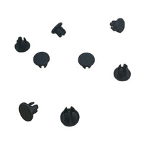 Load image into Gallery viewer, 8 Pack Plastic Hole Plugs, Available in Black or Natural (Off White) and Sizes From 1/8&quot; up to 1&quot;