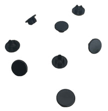 Load image into Gallery viewer, 8 Pack Plastic Hole Plugs, Available in Black or Natural (Off White) and Sizes From 1/8&quot; up to 1&quot;