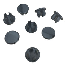 Load image into Gallery viewer, 8 Pack Plastic Hole Plugs, Available in Black or Natural (Off White) and Sizes From 1/8&quot; up to 1&quot;