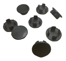 Load image into Gallery viewer, 8 Pack Plastic Hole Plugs, Available in Black or Natural (Off White) and Sizes From 1/8&quot; up to 1&quot;