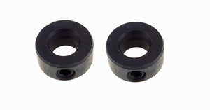 2 Pack 3/8" Bore Shaft Collar With 1/4-20 Set Screw - Black Oxide Finish BSC-037