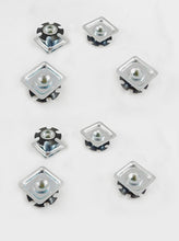 Load image into Gallery viewer, 8 Pack Threaded Star Type 1-1/8(OD) Square Tubing Insert 1/4-20 Threads  S62-364