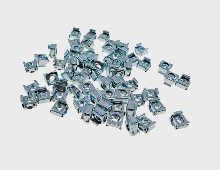 50 Pack 1/4-20 Self-Retaining Cage Nuts - 3/8
