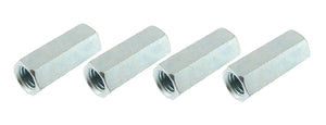 4 Pack 1/2"-13 x 1-3/4" Long Hex Coupling Nut with Zinc Plate CN-500-13-1.75-Z