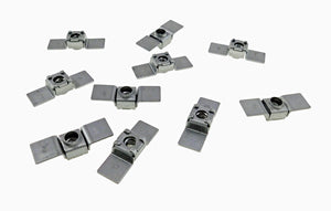 10 Pack 1/4-20 Floating Cage Nut - Weldable Stamping    NR 1420