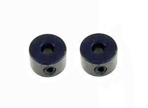2 Pack 1/8" Bore Shaft Collar With 6-32 Set Screw - Black Oxide Finish BSC-012