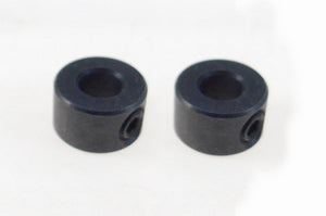 2 Pack 3/16" Bore Shaft Collar With 8-32 Set Screw - Black Oxide Finish BSC-018