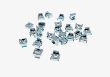 Load image into Gallery viewer, 25 Pack 1/4-20 Self-Retaining Cage Nuts - 3/8&quot; Panel Hole Size     BFC7988-1420