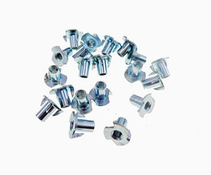 20 Pack 5/16-18 T-nuts 5/8" Barrel Zinc Plate 3/8" Hole     3005C010