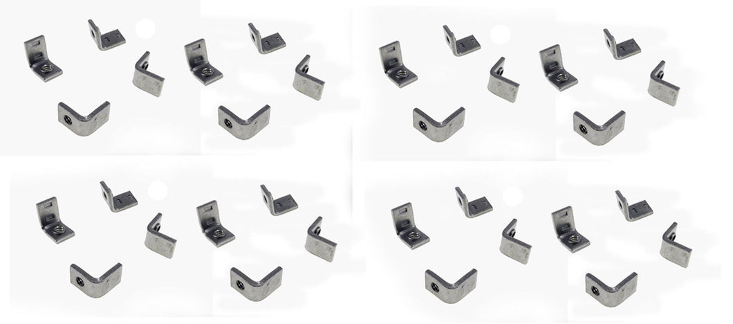 32 Pack 1/4-20 Right Angle Projection Weld Brackets    BT-2101