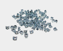 Load image into Gallery viewer, 100 Pack 1/4-20 Self-Retaining Cage Nuts - 3/8&quot; Panel Hole Size     BFC7988-1420