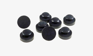 8 Pack 1" Push-In Rubber Bumpers (Feet) RB-1