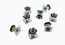 Load image into Gallery viewer, 8 Pack Threaded Star Type 5/8&quot;(OD) Square Tubing Insert 1/4-20 Threads  S71-204