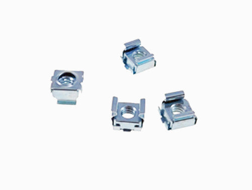 4 Pack 1/4-20 Self-Retaining Cage Nuts - 3/8
