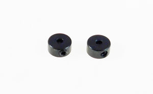 2 Pack 3/32" Bore Shaft Collar With 6-32 Set Screw - Black Oxide Finish BSC-009