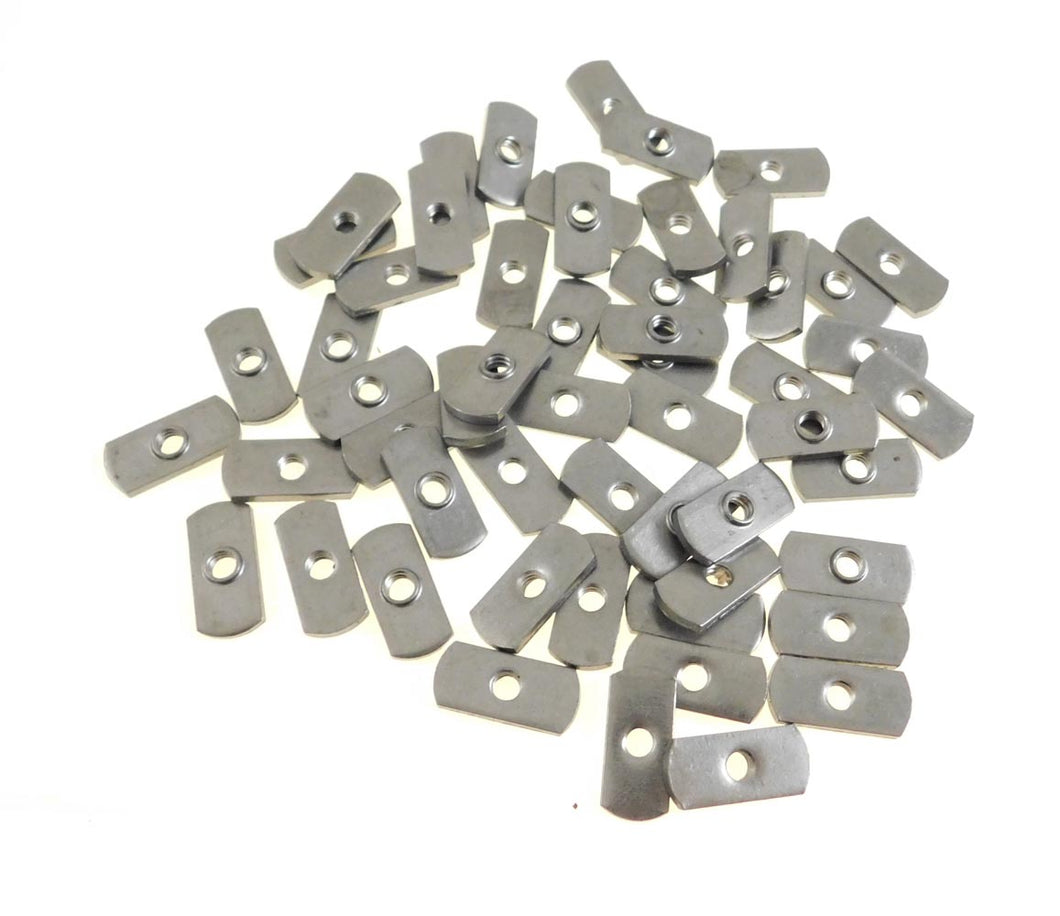 50 Pack 1/4-20 Spot Weld Nuts - Double Tab -    ND 2118