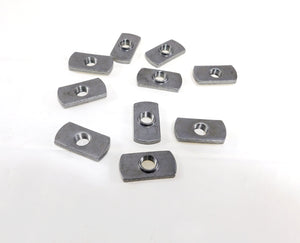10 Pack 7/16-20 Spot Weld Nuts - Double Tab -    ND 3924